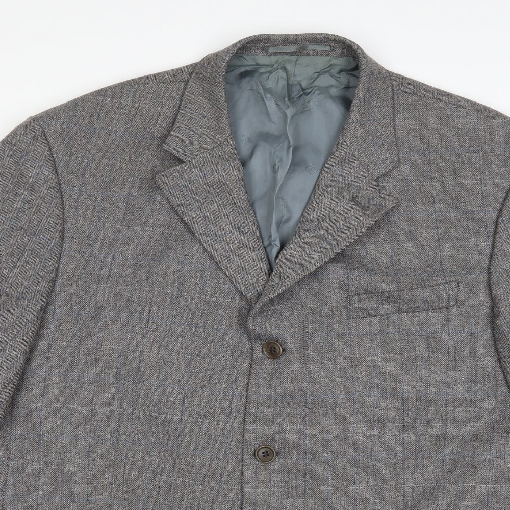 Mens UK Size M Marks and Spencer Regular Grey Suit Jacket