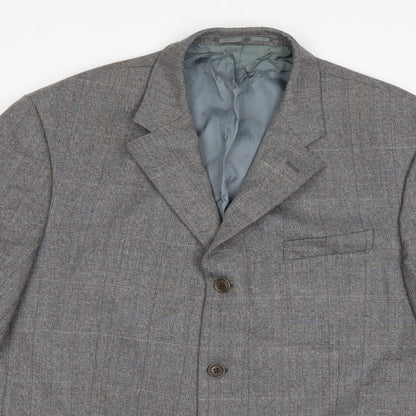 Mens UK Size M Marks and Spencer Regular Grey Suit Jacket