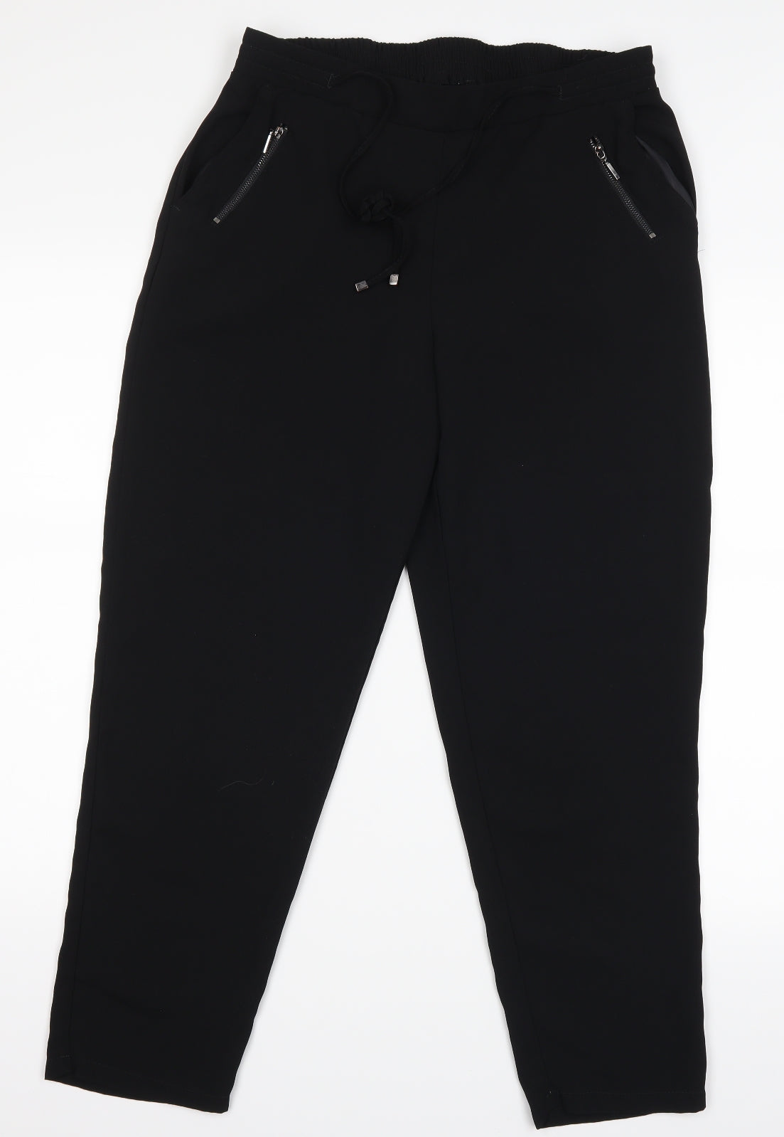 Bonmarché Womens Black   Sweatpants Trousers Size 12 L26 in