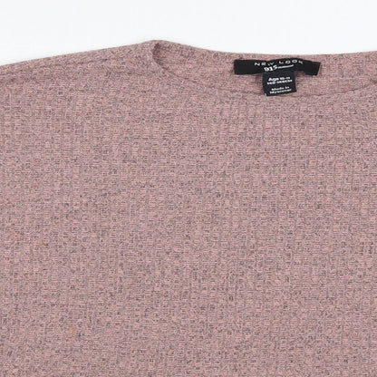 New Look Girls Pink   Basic T-Shirt Size 10 Years