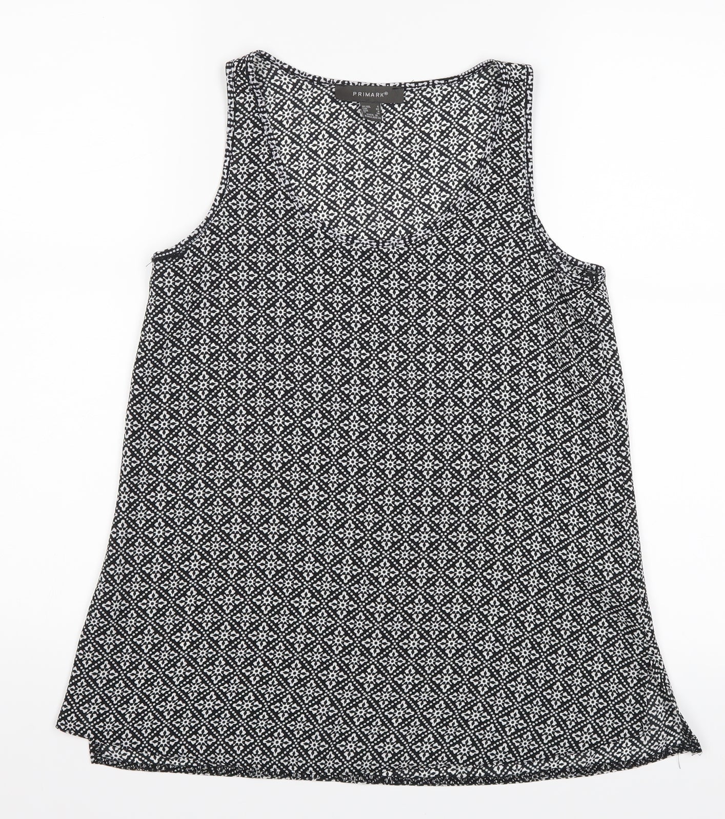 Primark Womens Black Polka Dot  Basic Blouse Size 4