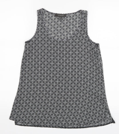 Primark Womens Black Polka Dot  Basic Blouse Size 4