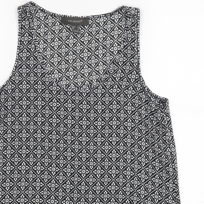 Primark Womens Black Polka Dot  Basic Blouse Size 4