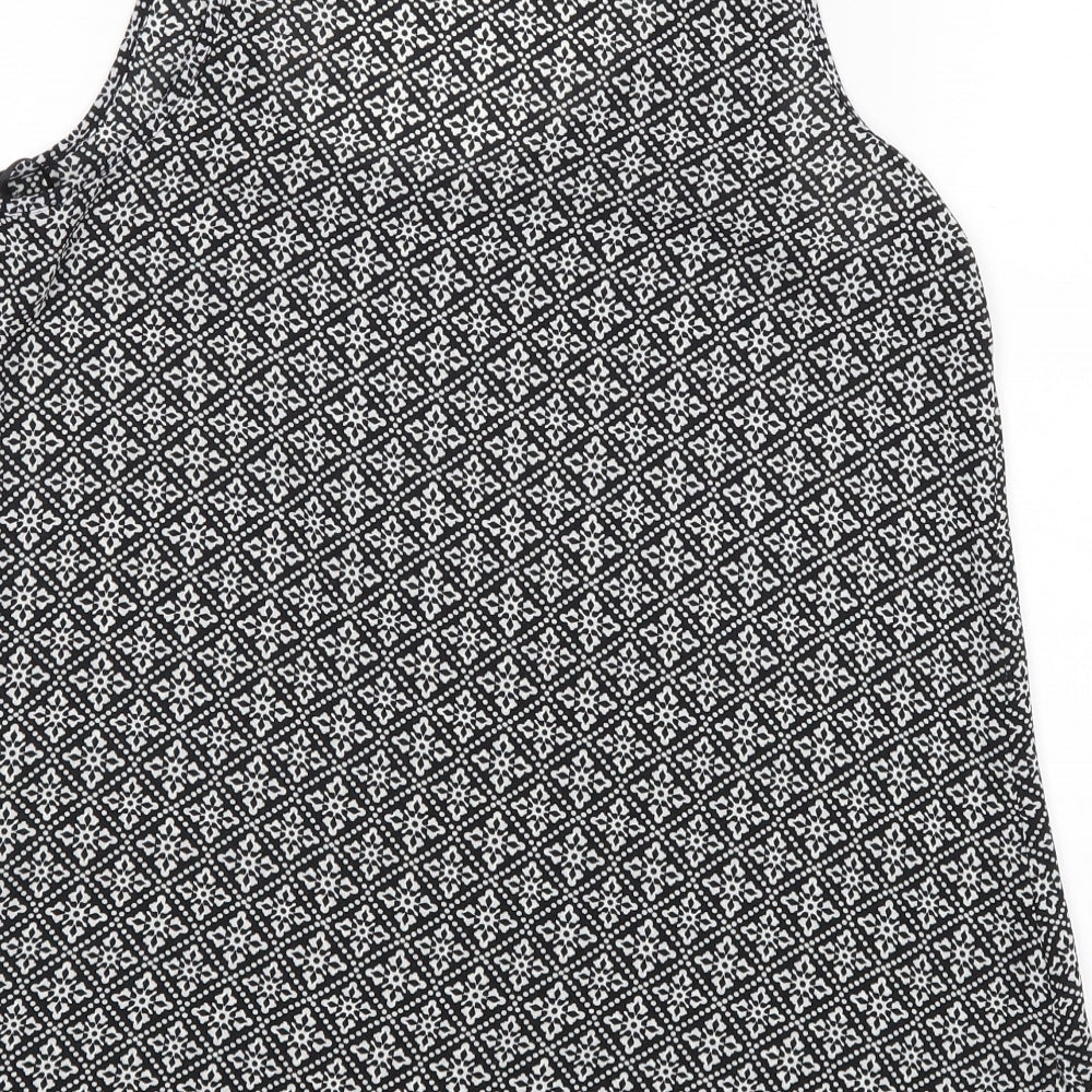 Primark Womens Black Polka Dot  Basic Blouse Size 4