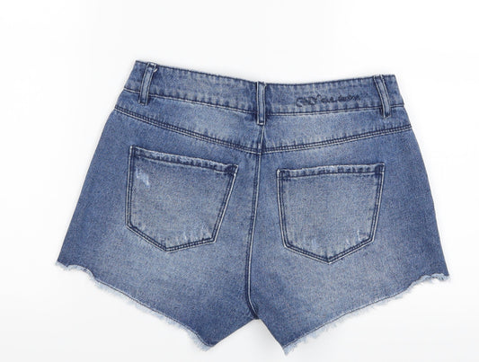 Only Womens Blue   Cut-Off Shorts Size 26