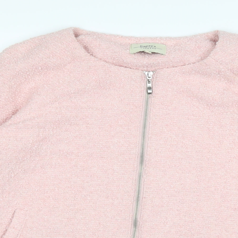 Papaya Womens Pink   Jacket Coat Size 14
