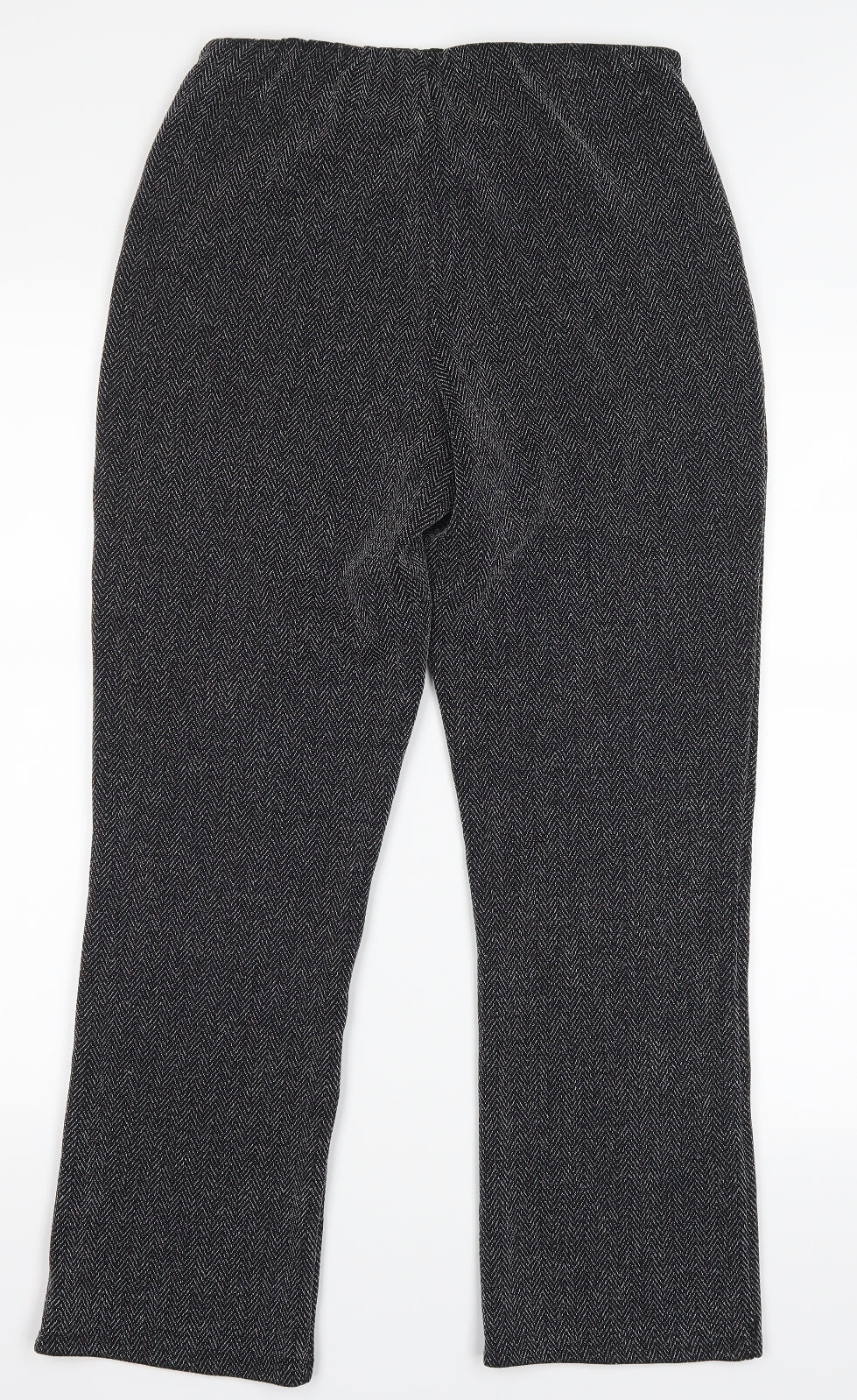 straight led Womens Black   Trousers  Size 10 L25 in