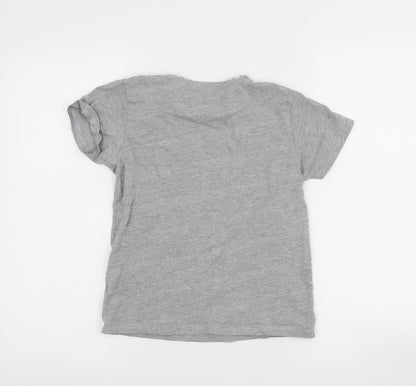 Primark Boys Grey   Basic T-Shirt Size 9-10 Years