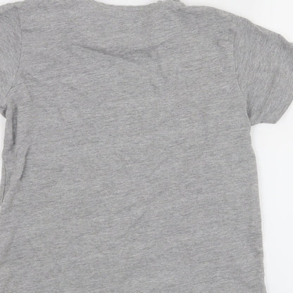 Primark Boys Grey   Basic T-Shirt Size 9-10 Years