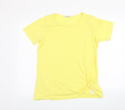 Damart Womens Yellow   Basic T-Shirt Size 14