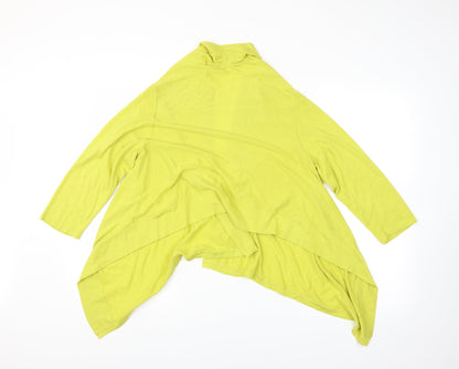 Precis Womens Yellow   Cardigan Jumper Size L