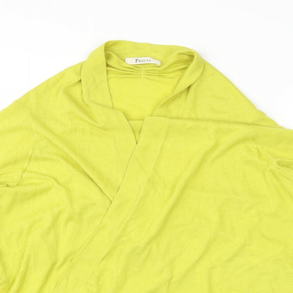 Precis Womens Yellow   Cardigan Jumper Size L