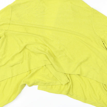 Precis Womens Yellow   Cardigan Jumper Size L