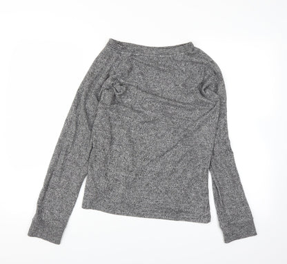 Womens UK Size XS Love to lounge Grey Basic T-Shirt