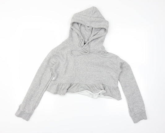 PRETTYLITTLETHING Womens Grey   Pullover Jumper Size 10