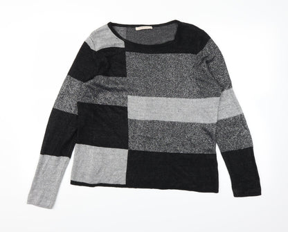 anna rose Womens Grey   Pullover Jumper Size M