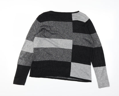 anna rose Womens Grey   Pullover Jumper Size M