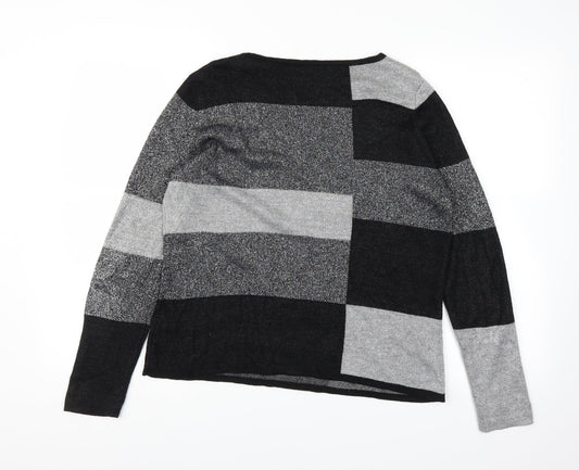anna rose Womens Grey   Pullover Jumper Size M