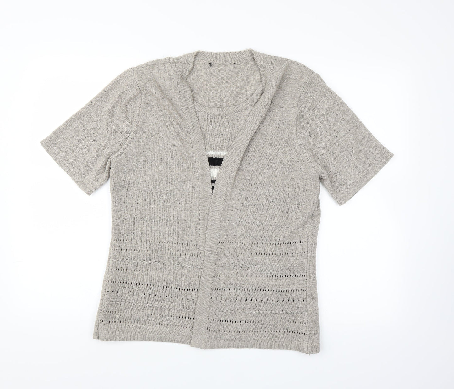 Preworn Womens Brown   Cardigan Jumper Size M