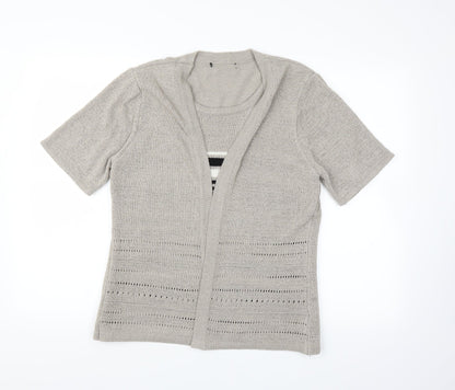 Preworn Womens Brown   Cardigan Jumper Size M