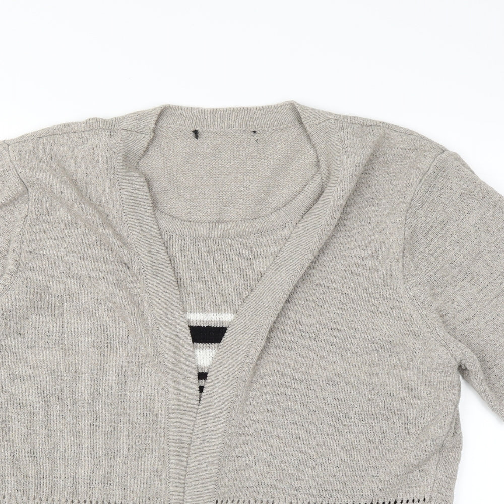 Preworn Womens Brown   Cardigan Jumper Size M