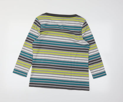 Womens UK Size M bm casual Grey Basic T-Shirt