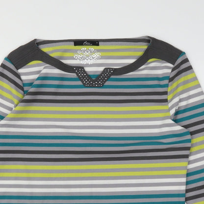 Womens UK Size M bm casual Grey Basic T-Shirt