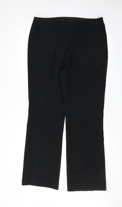 New Look Womens Black   Trousers  Size 14 L28 in