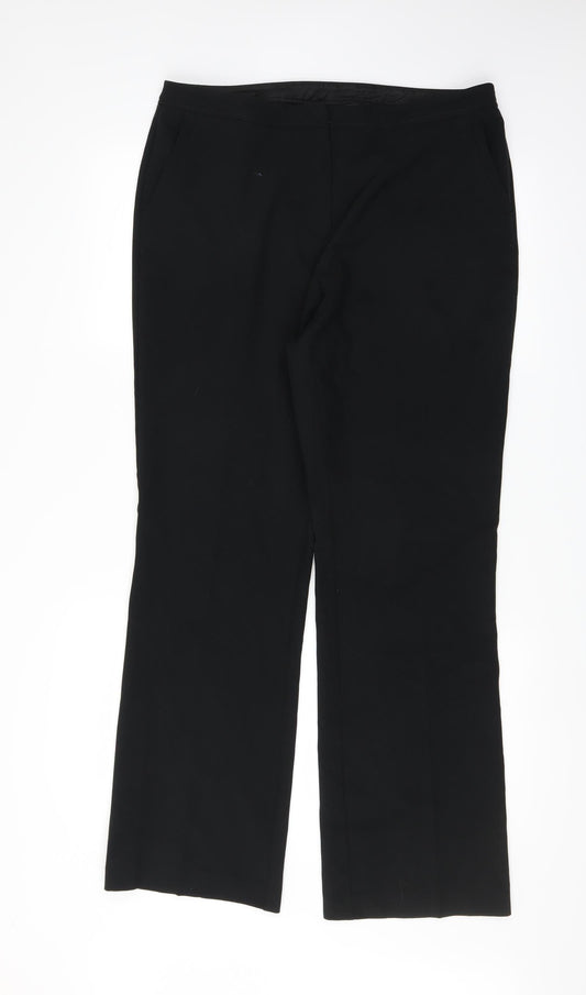 New Look Womens Black   Trousers  Size 14 L28 in