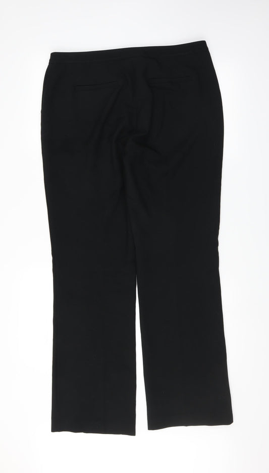 New Look Womens Black   Trousers  Size 14 L28 in