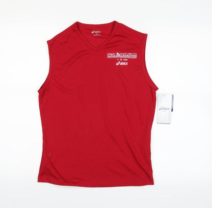 Oasis Mens Red   Basic Tank Size M
