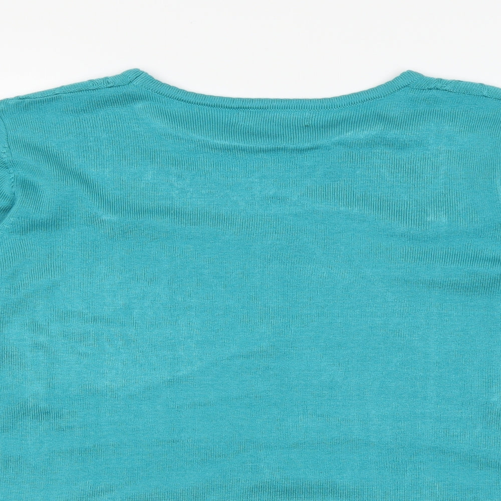 Bonmarché Womens Blue Pullover Jumper Size M