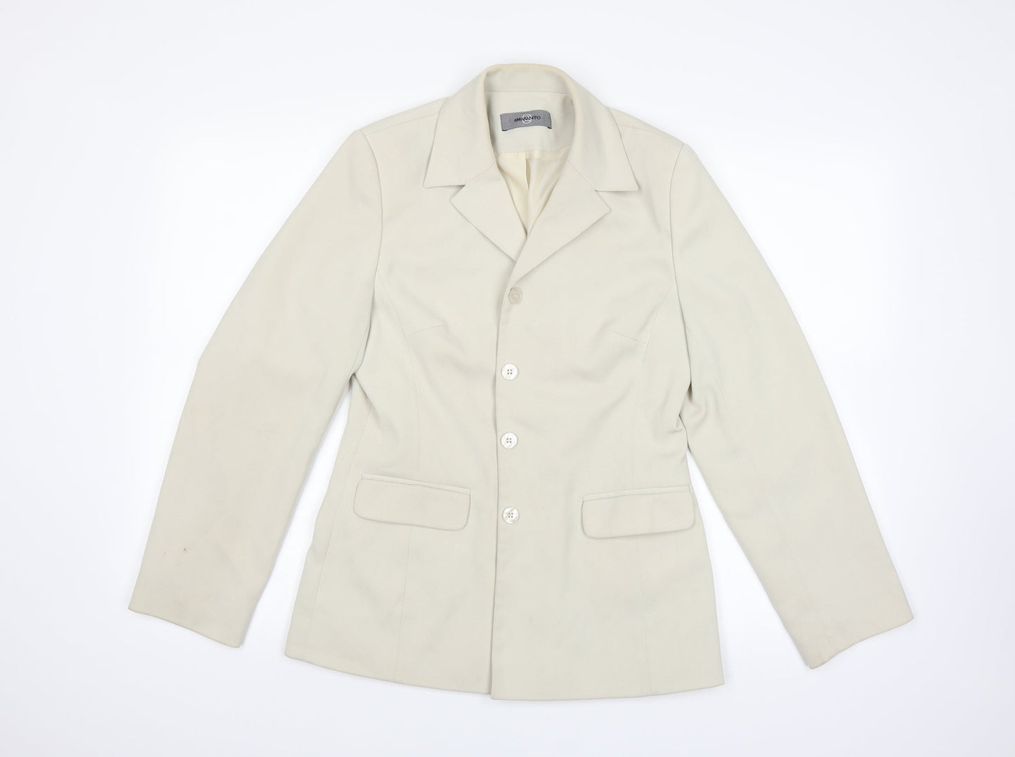 ameranto Womens White   Jacket  Size 10