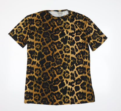 Womens UK Size 8 ASOS Orange Basic T-Shirt
