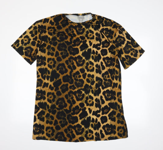 Womens UK Size 8 ASOS Orange Basic T-Shirt