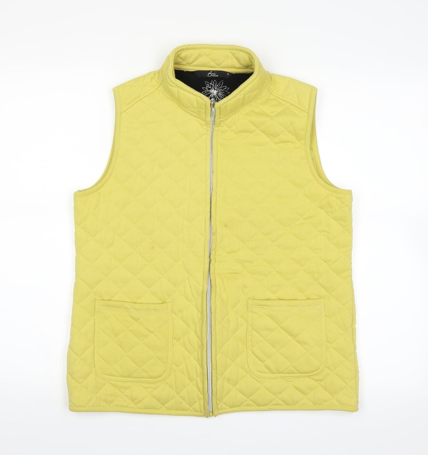 BM Womens Yellow   Jacket  Size 12