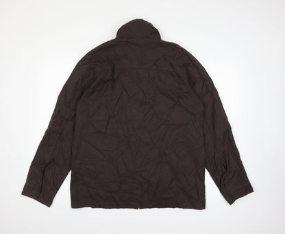 Mens UK Size M Taylor & Wright Brown Pea Coat