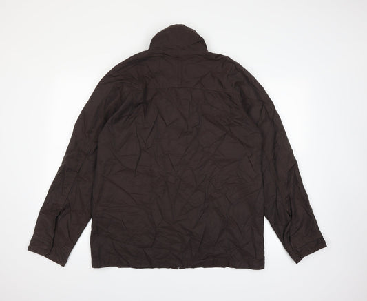 Mens UK Size M Taylor & Wright Brown Pea Coat