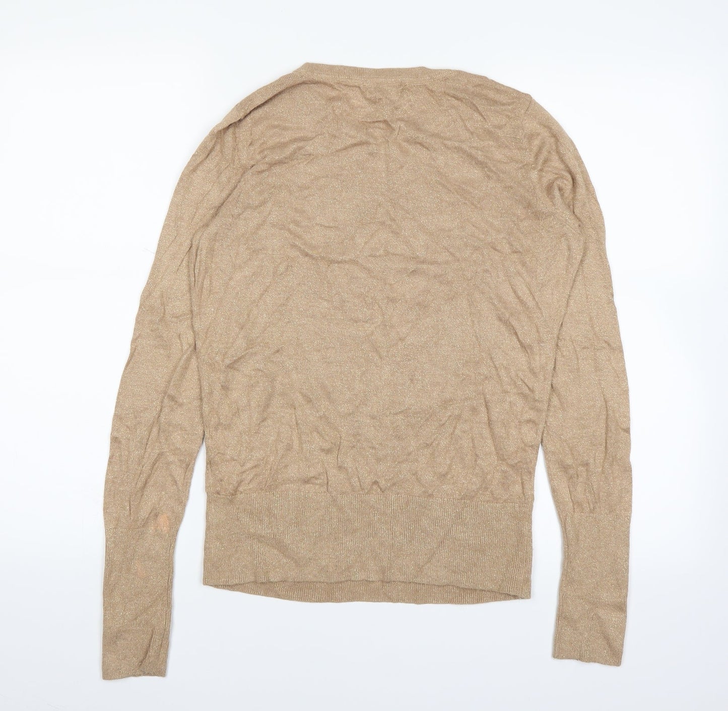 H&M Womens Beige   Pullover Jumper Size M
