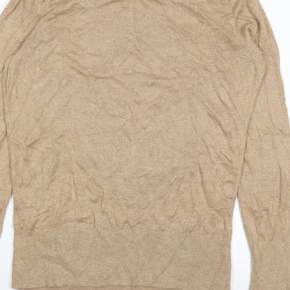 H&M Womens Beige   Pullover Jumper Size M