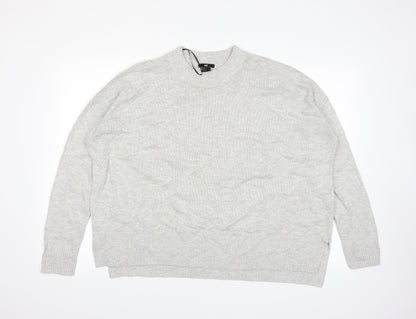 H&M Womens Grey   Pullover Jumper Size M