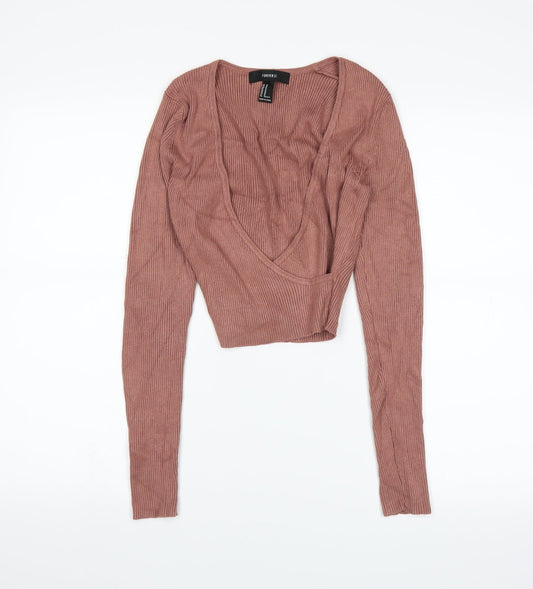 FOREVER 21 Womens Pink   Basic T-Shirt Size M