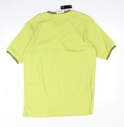 Mainstream Mens Green    T-Shirt Size L