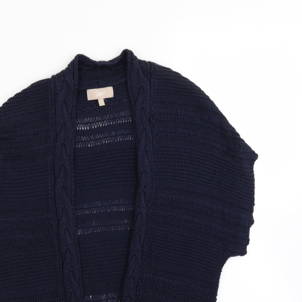 Soon Womens Blue   Cardigan Jumper Size 12
