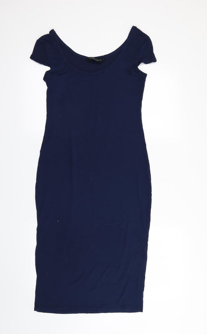 Dorothy Perkins Womens Blue   Bodycon  Size 10