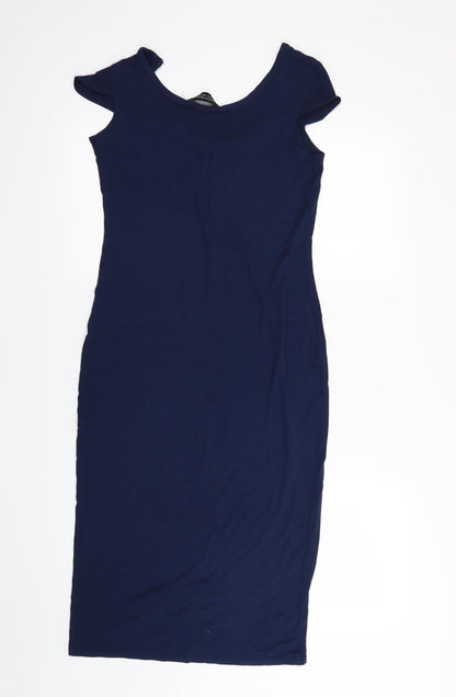 Dorothy Perkins Womens Blue   Bodycon  Size 10