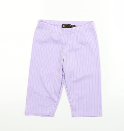 I SAW IT FIRST Womens Purple   Biker Shorts Size 6