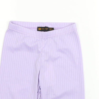 I SAW IT FIRST Womens Purple   Biker Shorts Size 6