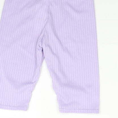 I SAW IT FIRST Womens Purple   Biker Shorts Size 6