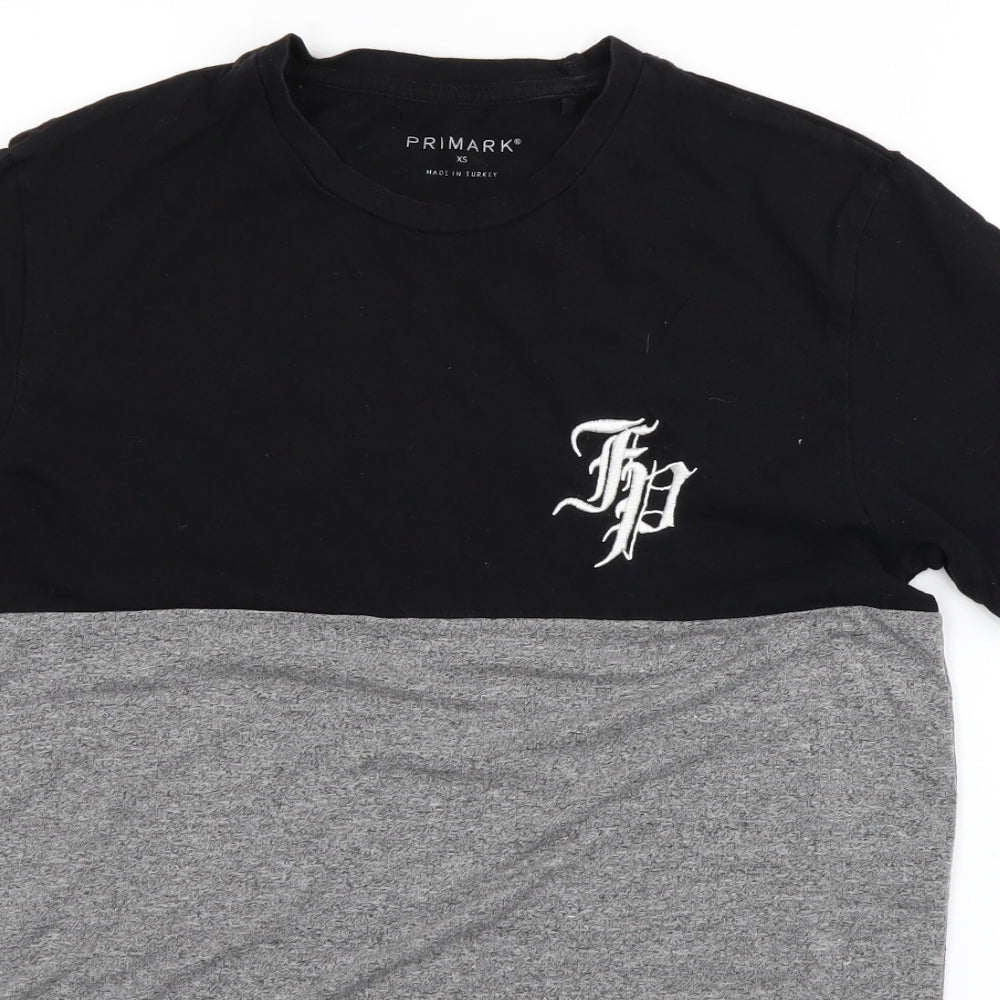 Primark Mens Grey    T-Shirt Size XS